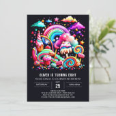 キャンディモダン誕生日 招待状 (スタンド正面)