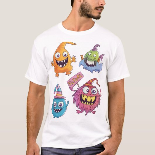 キャンディモンスターのパレード Tシャツ (正面)