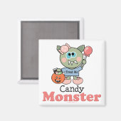 キャンディモンスターハロウィンマグネット マグネット (正面/裏面)