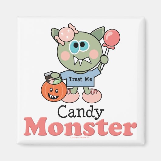 キャンディモンスターハロウィンマグネット マグネット (正面)
