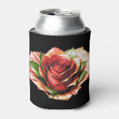 キャンディユニークケーンバラデザインフラワー 缶クーラー (缶正面)
