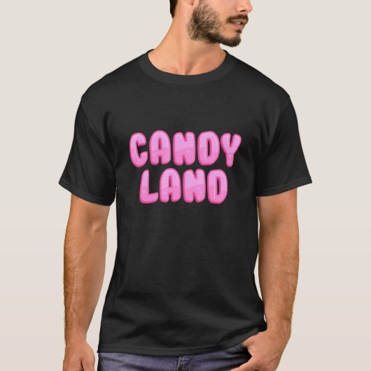 キャンディランドの甘い楽園キャンディ王国 Tシャツ (正面)
