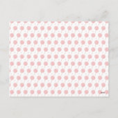 キャンディランドの誕生日パーティーの招待 シーズンポストカード (裏面)