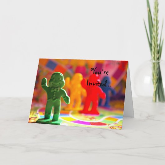 キャンディランドカード招待状 招待状 (正面)