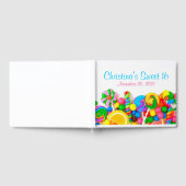 キャンディランドキャンディテーマスウィート16ゲストブック ゲストブック (全面)