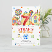 キャンディランドキャンディ招待状フォーキャンディテーマ- 7番目 招待状 (スタンド正面)