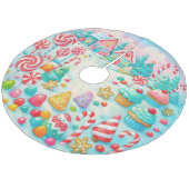 キャンディランドクリスマスツリースカート フリース ツリースカート (アングル)