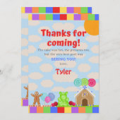 キャンディランドサンキューカード サンキューカード (正面/裏面)