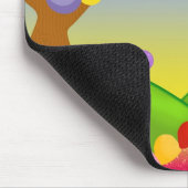 キャンディランドスイーツキャンディカップケーキトレイルマウスパッド マウスパッド (コーナー)