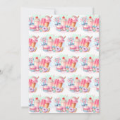 キャンディランドスイーツ誕生日 招待状 (裏面)