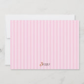 キャンディランドスイートショップバースデーパーティ招待状 招待状 (裏面)