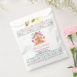 キャンディランドスウィートお祝い子供の誕生日パーティー フェイバーバッグ