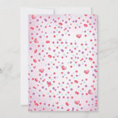 キャンディランドスウィート誕生日パーティーへの招待 招待状 (裏面)