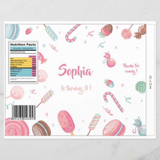 キャンディランドチップスバッグラッパーパーティーフェイズバッグ チラシ (正面)