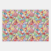 キャンディランドトリオ ラッピングペーパーシート (正面2)