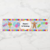 キャンディランドパーティーウォーターボトルラベル ペットボトルラベル (シングルラベル)