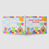 キャンディランドパーティーゲストブック ゲストブック (全面)