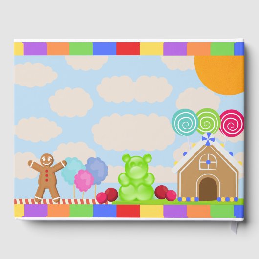 キャンディランドパーティーゲストブック ゲストブック (裏面)