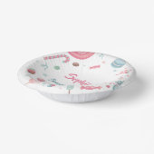 キャンディランドパーティーデコール ペーパーボウル (傾斜あり)