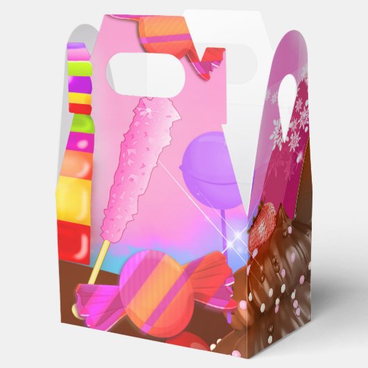 キャンディランドパーティーファンタジースイーツ誕生日 フェイバーボックス (オープン)