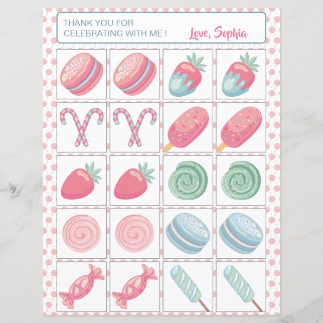 キャンディランドパーティー記憶ゲーム (正面)