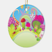 キャンディランドファンタジークリスマスオーナメント セラミックオーナメント (左)