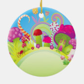 キャンディランドファンタジークリスマスオーナメント セラミックオーナメント (裏面)