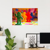 キャンディランドポスター ポスター (ホームオフィス)