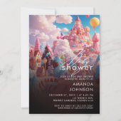 キャンディランドワールドベイビーシャワー招待状 招待状 (正面)