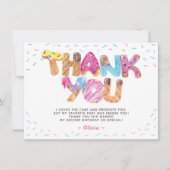 キャンディランド誕生日サンキューカード 招待状 (正面)