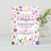 キャンディランド誕生日 招待状 (スタンド正面)