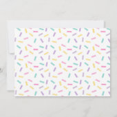 キャンディランド&アイスクリームフォーエバースウィート誕生日 招待状 (裏面)