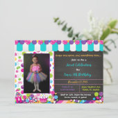 キャンディランド カスタマイズ可能な招待状 招待状 (スタンド正面)