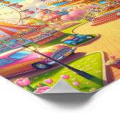 キャンディランド・フェア・ウォール・アートの日 ポスター (角)