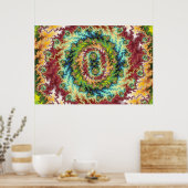 キャンディランド – フラクタルポスター ポスター (キッチン)