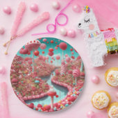 キャンディランド ペーパープレート (パーティー)