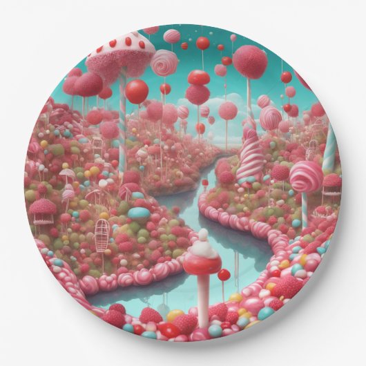 キャンディランド ペーパープレート (正面)