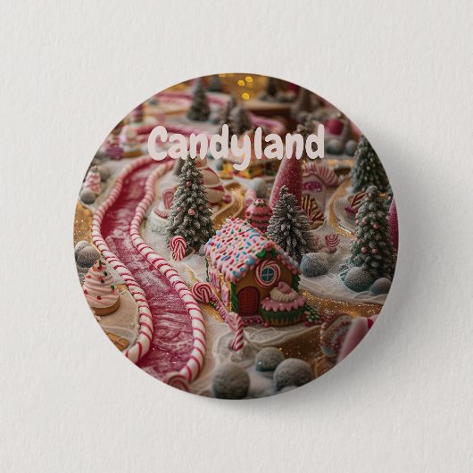 キャンディランド 缶バッジ (正面)