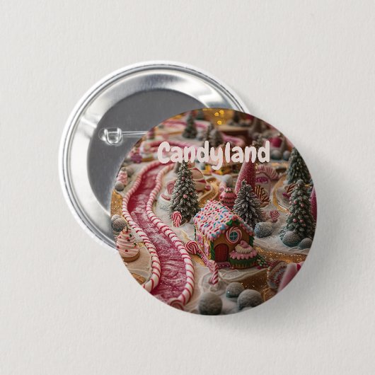 キャンディランド 缶バッジ (正面&裏面)