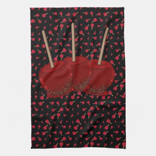 キャンディリンゴ キッチンタオル (縦)