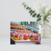 キャンディリンゴ – コニーアイランド， NYC ポストカード (スタンド正面)