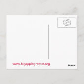 キャンディリンゴ – コニーアイランド， NYC ポストカード (裏面)