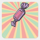 キャンディロリステッカー スクエアシール (正面)