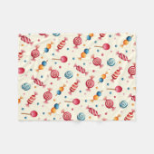 キャンディワンダーランド フリースブランケット (正面(横))