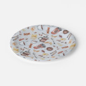 キャンディーとコーヒー ペーパープレート (アングル)