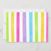 キャンディーの写真招待状 招待状 (裏面)