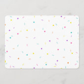 キャンディーの写真招待状 招待状 (裏面)