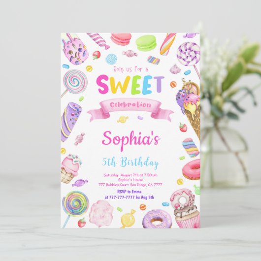 キャンディーの招待状 招待状 (スタンド正面)