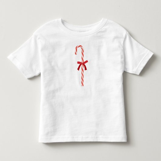 キャンディーの杖 トドラーTシャツ (正面)
