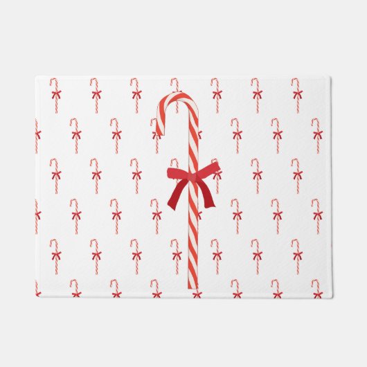 キャンディーの杖 ドアマット (正面)